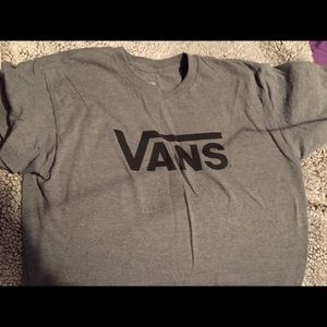 Grey Vans Graphic Tee in Medium